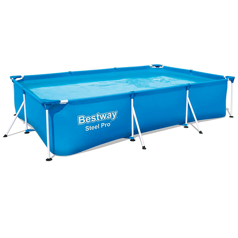 Piscina fuori terra rettangolare bestway 56404, 300x201x66 cm da esterno
